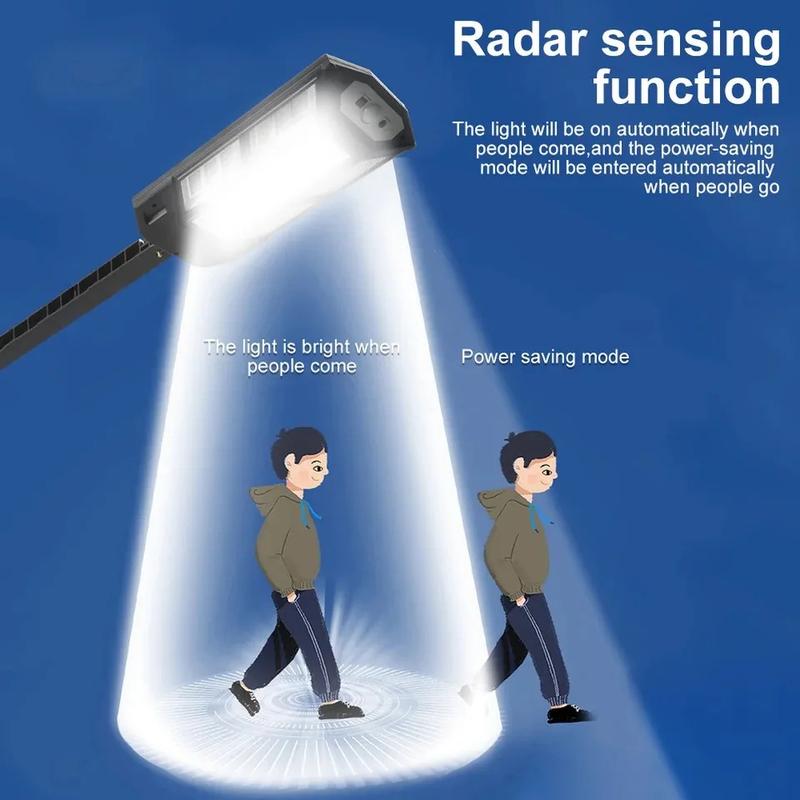 Product Introduction of Solar LED Light Outdoor Solar Light Motion Sensor 4 Mode Waterproof IP65 Solar Garden Light Street Light Garden Light 9900LM 23