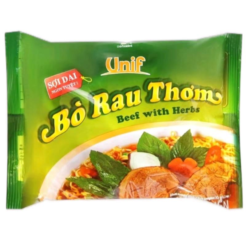 30 Gói mì Bò Rau Thơm 72gr (Vụn do vận chuyển)