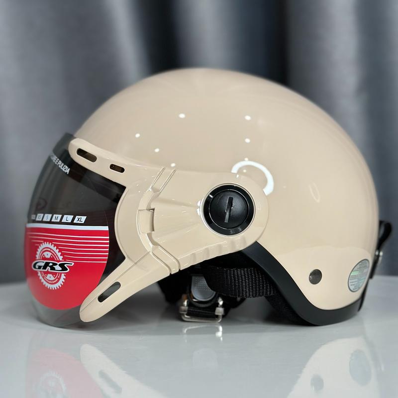 Mũ bảo hiểm nửa đầu có kính GRS A33k nhiều màu Helmet