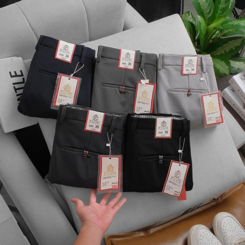 Quần Tây Âu ! Quần dài tây nam TP Men ( 35kg đến 140kg ) vải 4 chiều co giãn thoải mái mặc đi làm, đi học, đi chơi 4