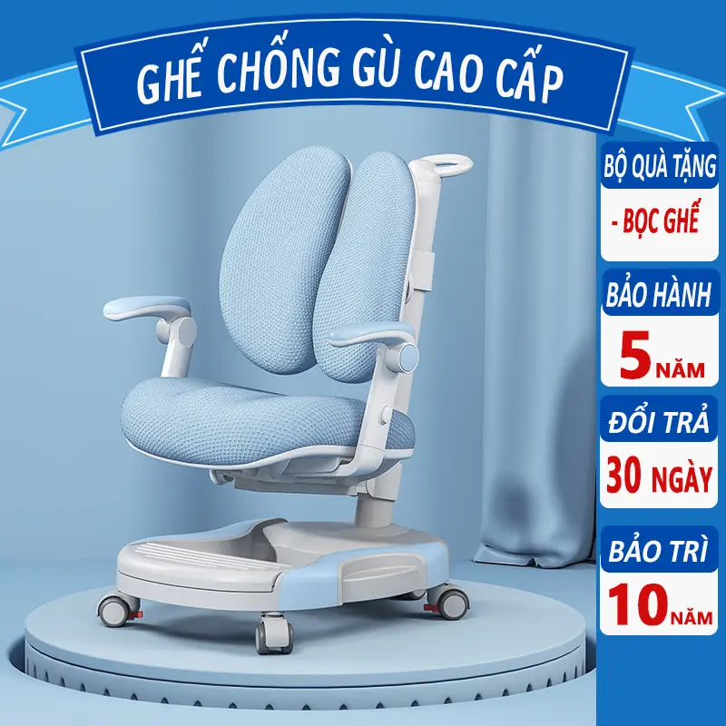 Ghế ngồi học chống gù N01 cho bé giúp trẻ có tư thế ngồi lành mạnh khoa học g he