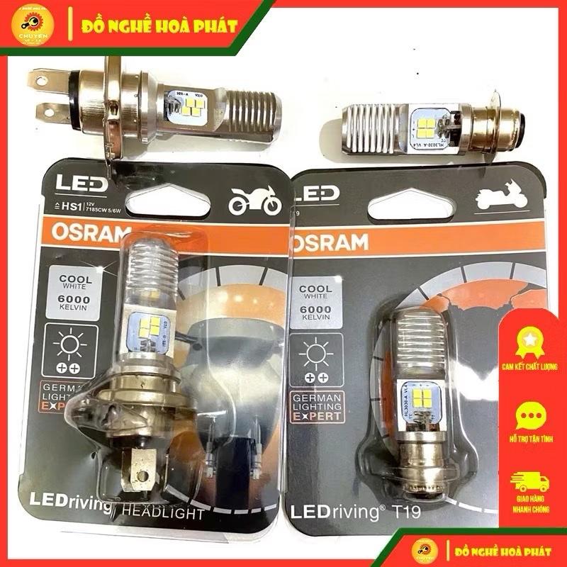 Bóng Pha LED Osram Dream- Wave siêu sáng - Chân M5-H4 Chạy Điện Bình Điện Máy