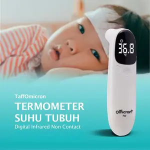 TaffOmicron Termometer Digital Infrared Non Contact Alat Ukur Suhu Badan Tubuh Anak Bayi - F02