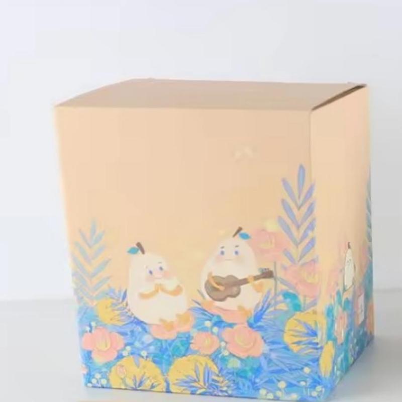 Cartoon Pear Shaped Night Light for Birthday Gifts, USB Rechargeable Color Changing Night Light, Ambient LED Lights for Bedroom Nursery Bedside Home Living Room Decor, Cute Bedroom Decor 5
