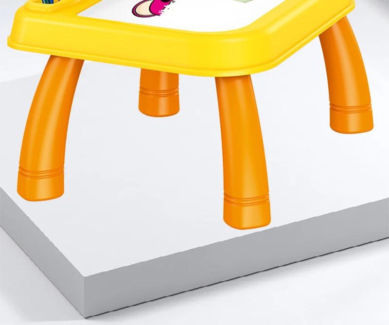 Product Introduction of LED Projector Painting Table Toy Painting Table Set Educational Board Learning Tools Painting Toys 19