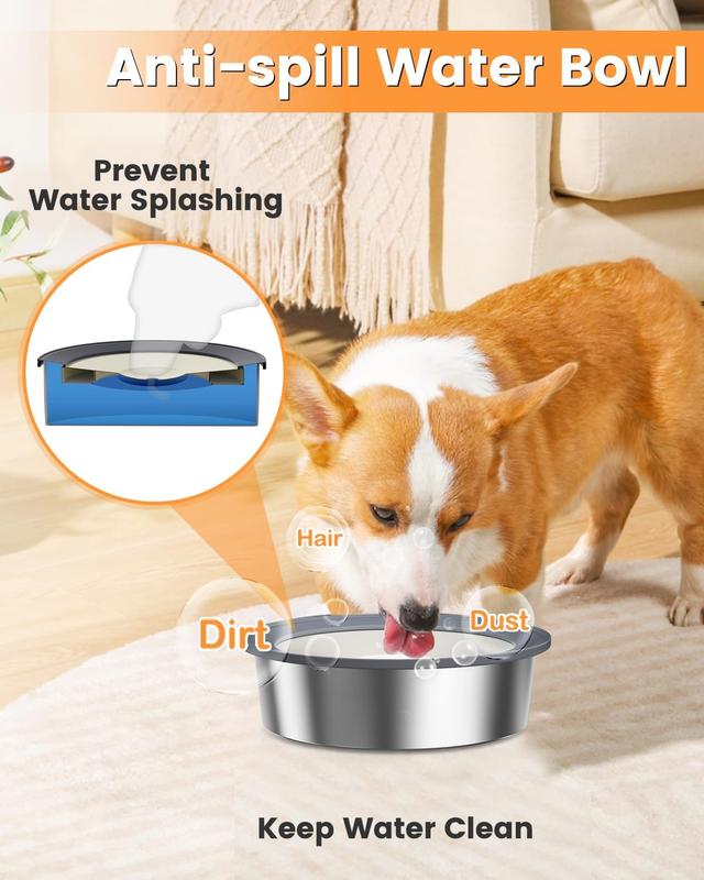 Dog keeps spilling water bowl best sale