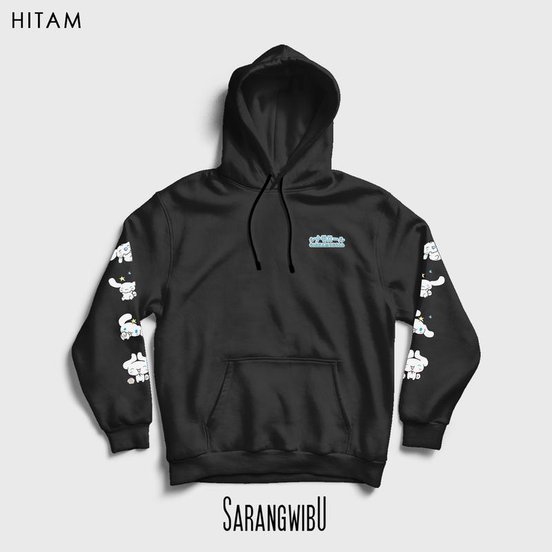 CINNAMONROLL HOODIE JUMPER UNISEX M - XXL ( SABLON ) 5