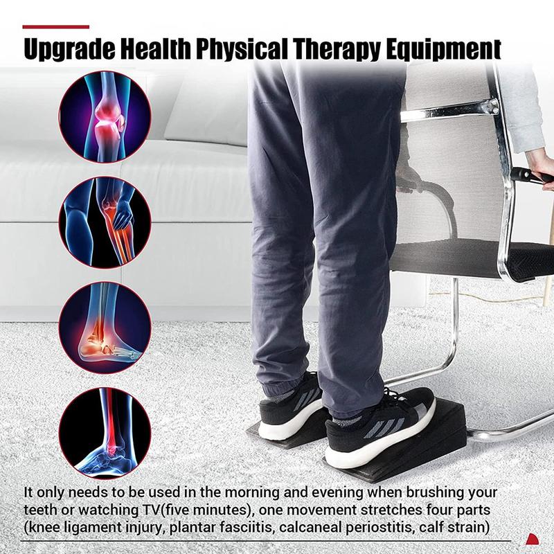 Slant Board Calf Stretcher,3 Pcs Foot Stretcher Incline Board for Plantar Fasciitis Physical Therapy Equipment 4