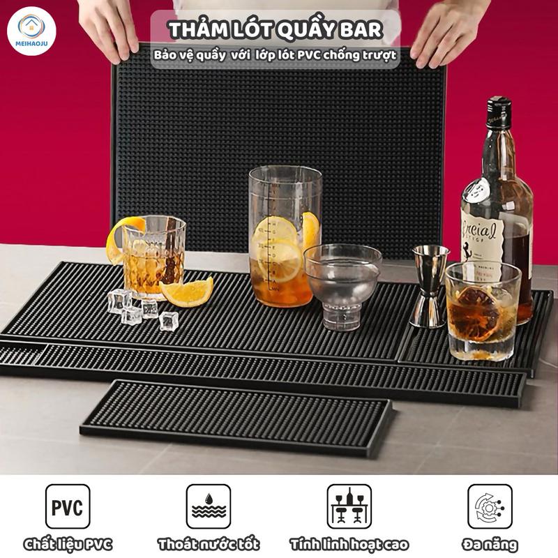 Thảm bar cao su chống trượt cao cấp Rubber Bar Mat ,Thảm bar pha chế