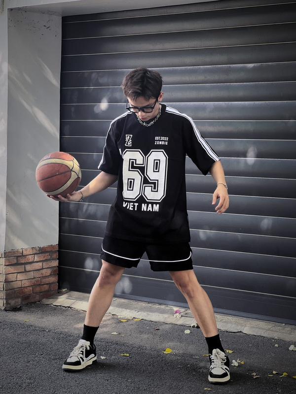 Áo Thun Zombie Club, 69V SPORT, Unisex, Cotton 100% Chính Hãng Menswear Nam Nữ