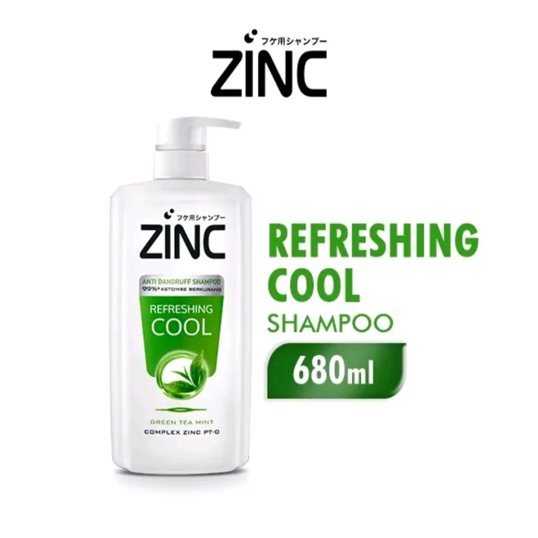 Zinc Shampoo Refreshing Cool, Active Fresh Btl 680MI