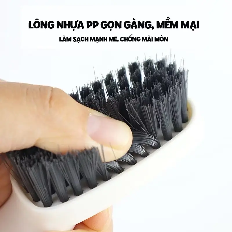 Bàn Chải Chà Giày Mini Đa Năng Tay Cầm Dài Nhiều Màu 6