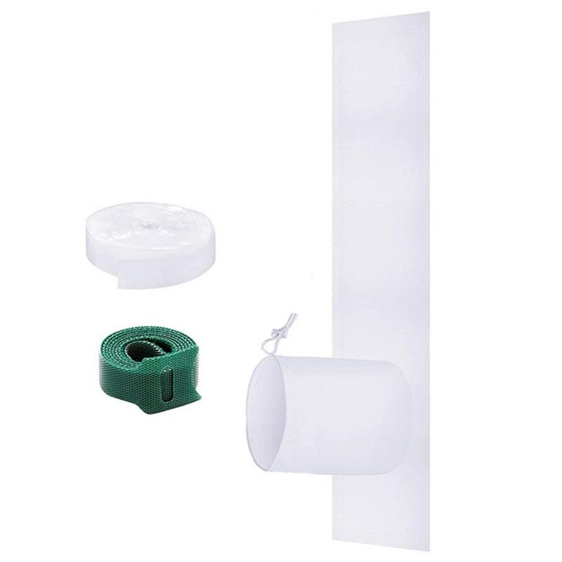 Oneou AC Window Kit with Fastening Strap No Gaps Casement Crank Window AC Unit Window Seal Length Adjustable Bedroom Supplies 0