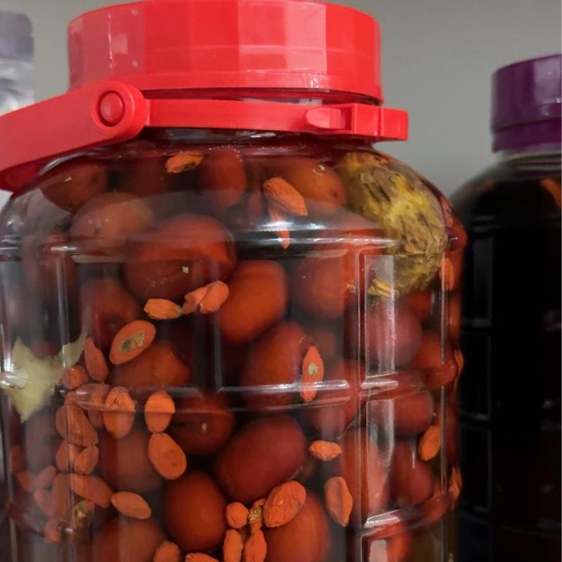 Táo Đỏ Nhược Khương Ngâm Tửu (Tặng Kèm Kỳ Tử) - Ăn Vặt Thơm Ngon - Táo Đỏ Ngâm tửu, trà táo đỏ, ăn vặt - Nông Sản Phù Hoa - Táo Đỏ Tân Cương khô