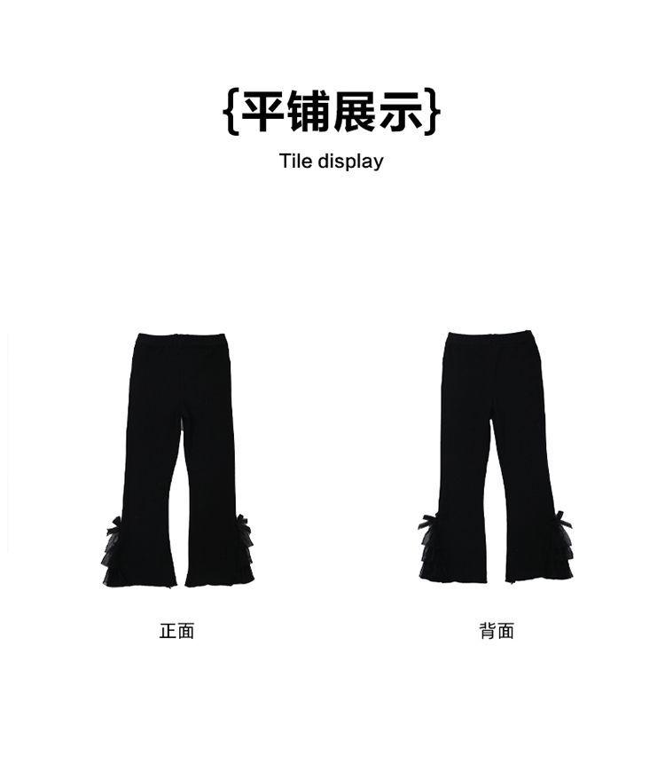 Product Introduction of Quần Ống Loe Cho Bé Gái, Phong Cách Phương Tây, Bộ Sưu Tập Xuân Hè 2024, Hàng Mới Về, Quần Dài Trẻ Em Thời Trang, Thích Hợp Cho Bé Gái Và Trẻ Em 4