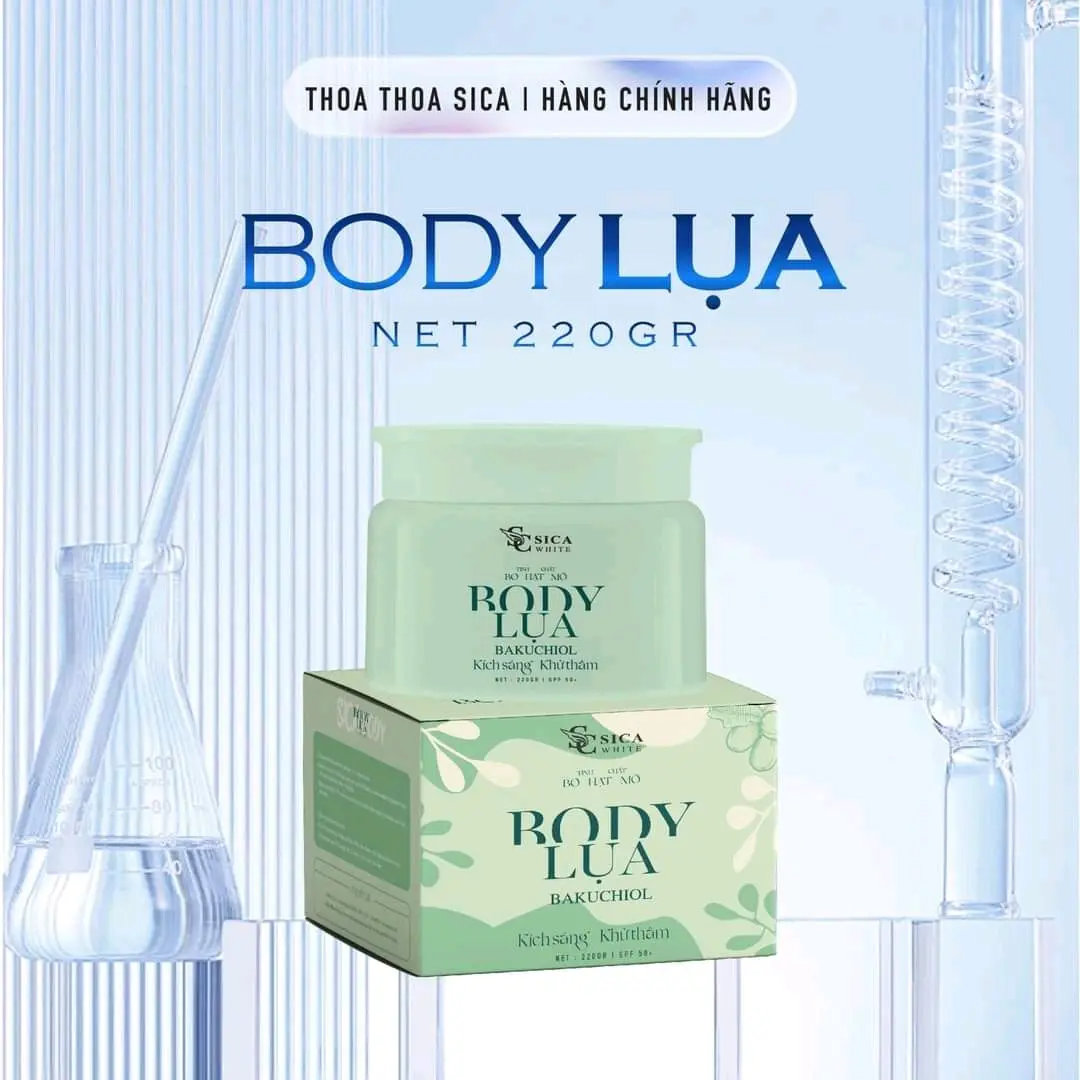 Kem body Sica White bơ lụa, kem dưỡng da sica white Dưỡng Body Dưỡng Da Body