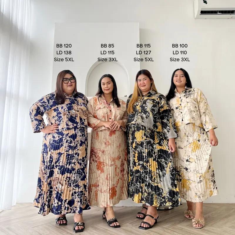 MOKMOK - Blitz Set | Setelan Baju Rok Bigsize Jumbo Bigsize 1