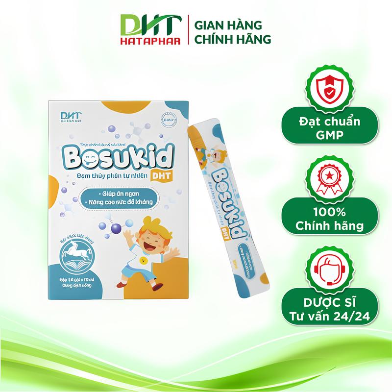  Đạm thuỷ phân Bosukid DHT - Thực phẩm bổ sung dinh dưỡng - Hộp 14 gói  QUÀ TẶNG CHỈ ÁP DỤNG TRÊN LIVESTREAM  Baby & Supplements  vitamin tổng hợp   siro  ăn ngon Cho Bé tăng đề kháng 