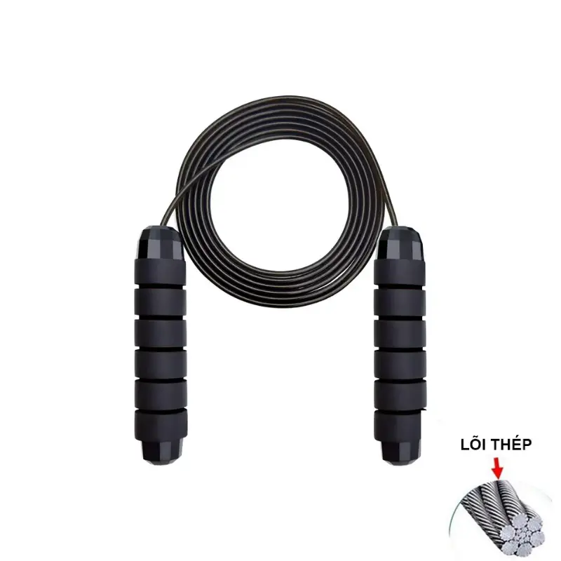 Dây Nhảy Thể Dục Lõi Thép Có Tạ Dài 2.9m 7