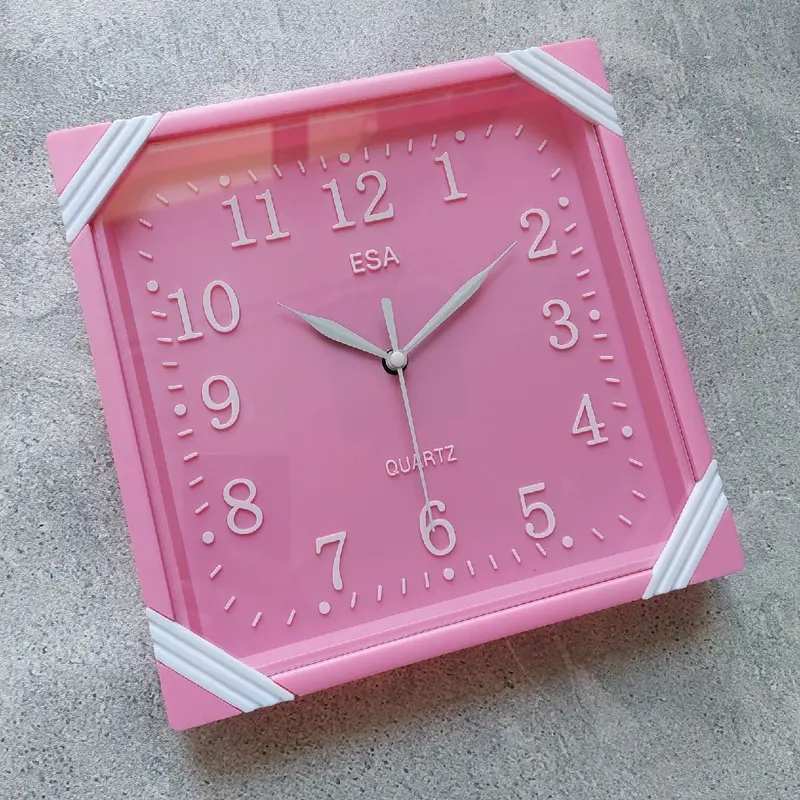 Jam Dinding Esa kotak 150 jam dinding Polos Unik murah 8