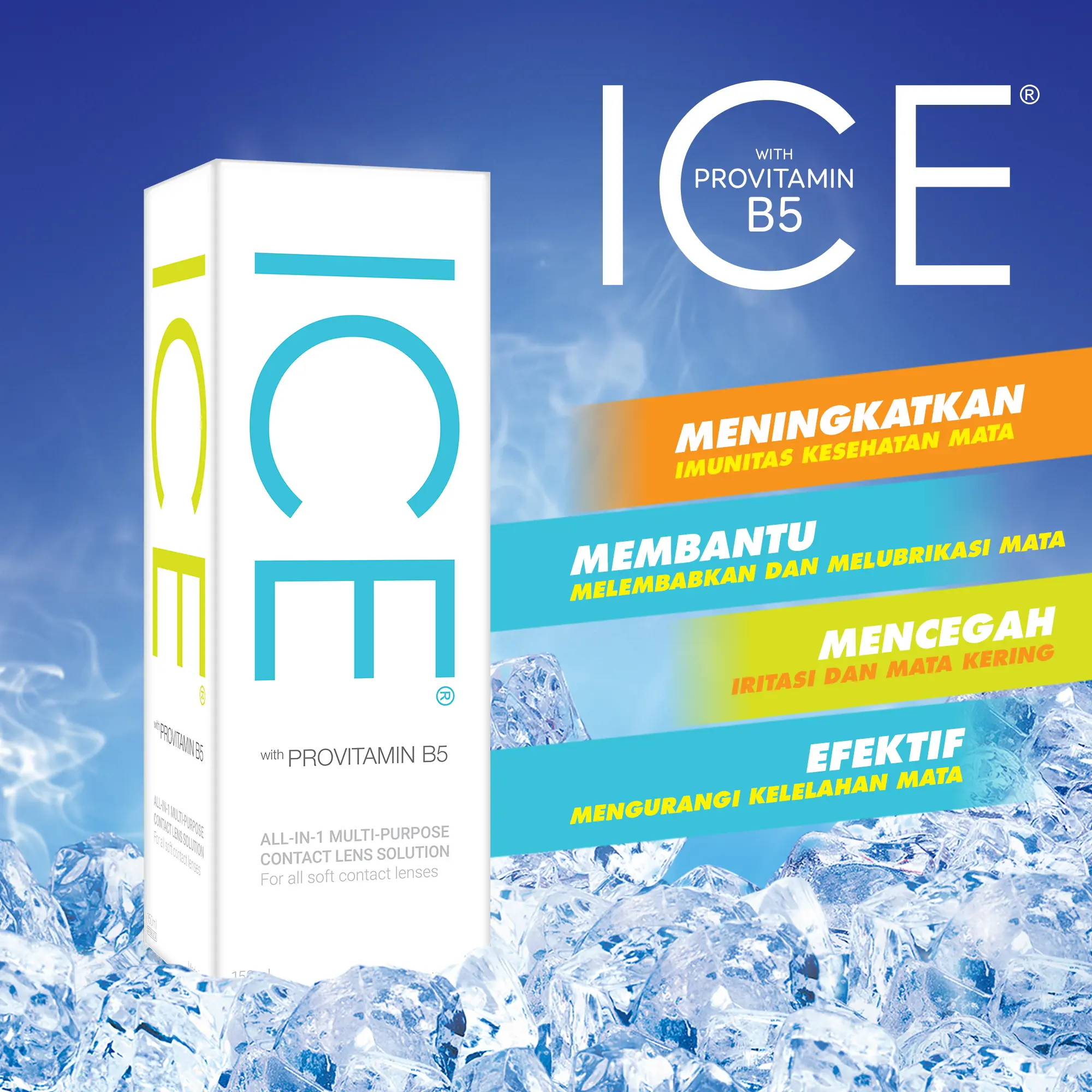 Exoticon Softlens - Solution Ice 150Ml Eye Lensa Kotoran Soflen