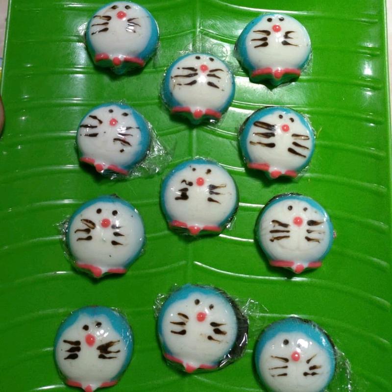 COKLAT BAR KARAKTER LUCU,COKLAT KARTUN BUAH, COKLAT WARNA WARNI, COKLAT KARAKTER 3 DIMENSI Bebas Susu 5