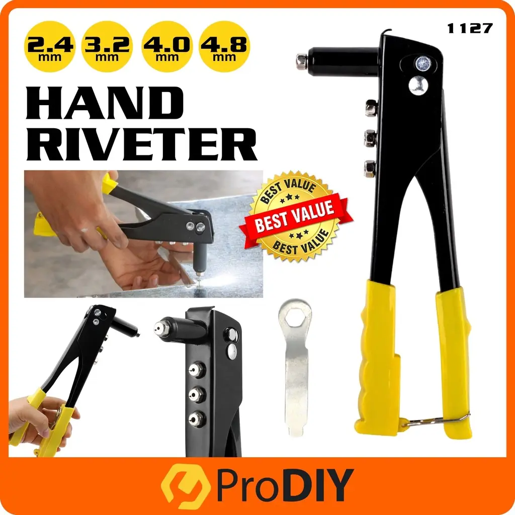 PRODIY 4in1 Hand Riveter (1127) Steel Tool
