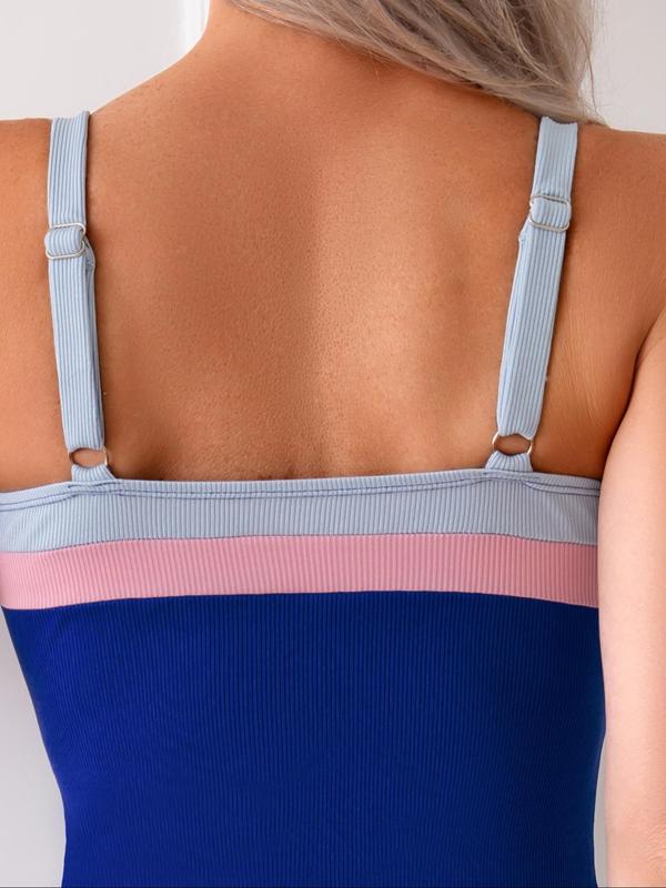Women's One-piece Swimsuit, Casual Comfy Breathable Swimwear for Beach Holiday Vacation, Ladies Swimsuit for All Seasons 4
