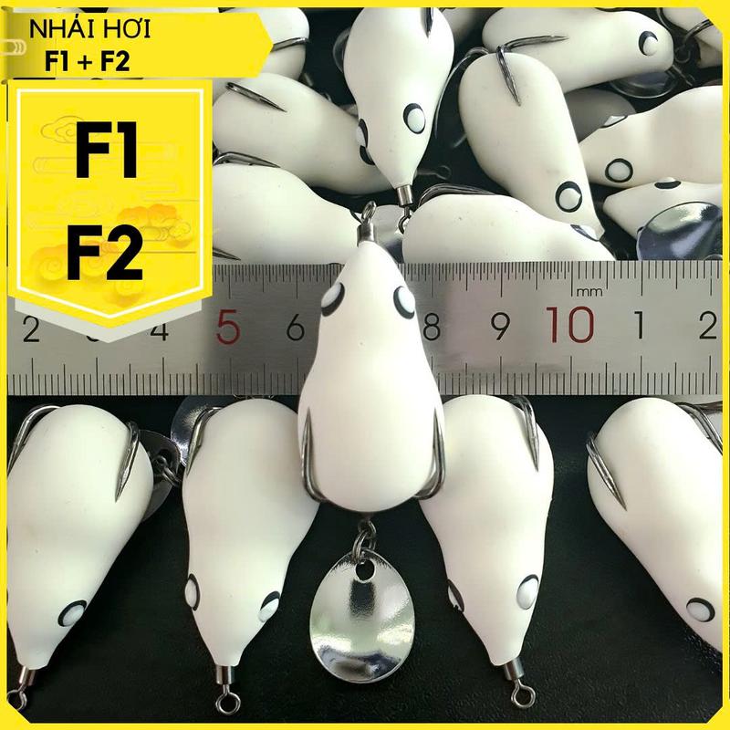 Nhái hơi F1 F2,[MUA 2 TẶNG 1 BODY] mồi giả câu cá lóc siêu nhạy SIZE 7G 10G