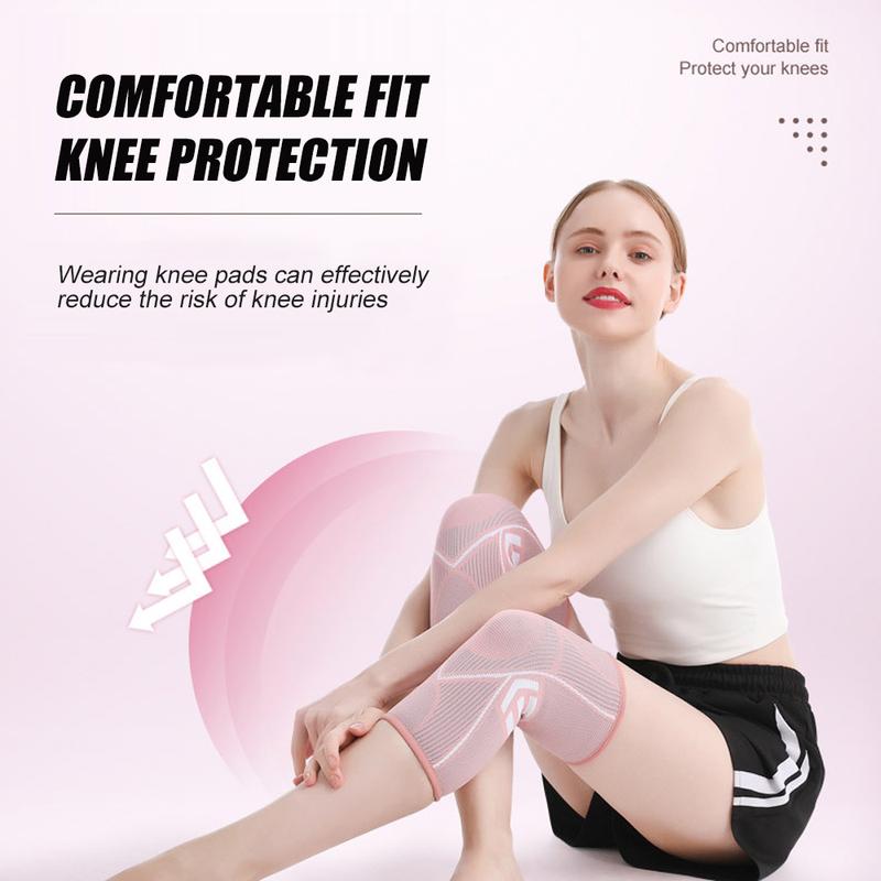 Product Introduction of 1Pair Knee Support Braces Elastic Nylon Sport Compression Knee Pad Sleeve For Fitness Running Cycling Basketball 5
