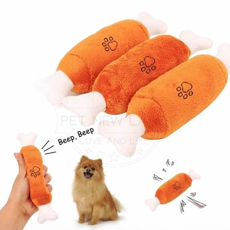Mainan Gigit Anjing Boneka Anjing Squeaky Dog Bunyi 3