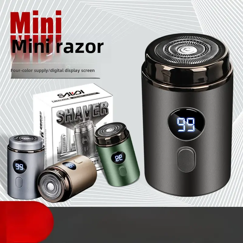 2024 popular electric mini razor rechargeable full body wash travel car portable men's razor Comfort