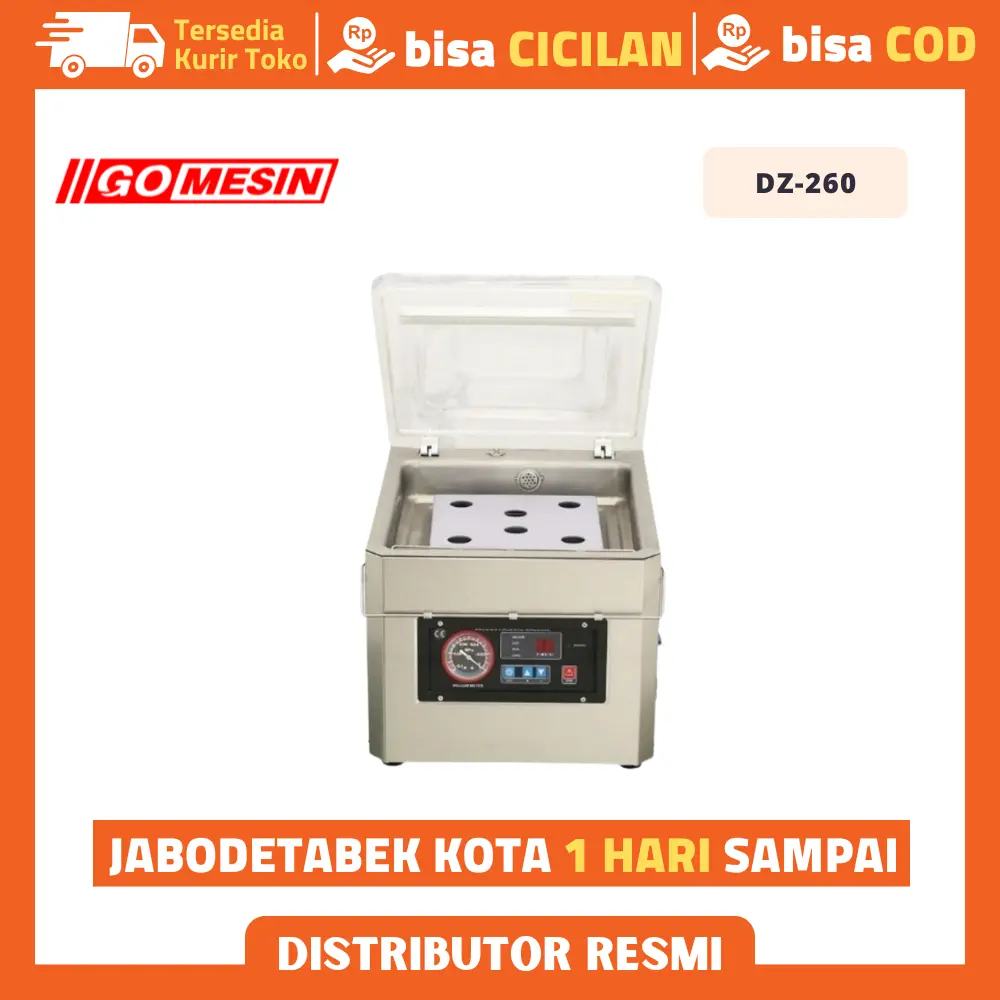 Vacuum Sealer Getra Dz-260/Pd Mesin Vacuum Sealer Garansi Resmi