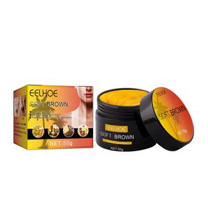 Soft Brown Tanning Gel, Shine Brown Tanning Cream Effective in Sunbeds & Outdoor Sun, Dark Tanning Gel Achieve A Natural Tan Skin