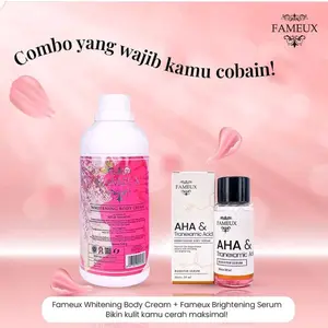 Fameux Body Care Serum Bleaching Cream Bebas Silikon Asam Amino