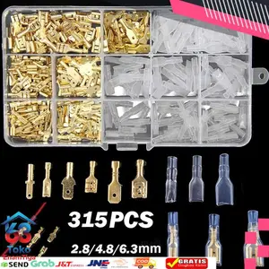 Taffware Skun Terminal Gepeng Insulated Connector Male Female 315 PCS - MA3