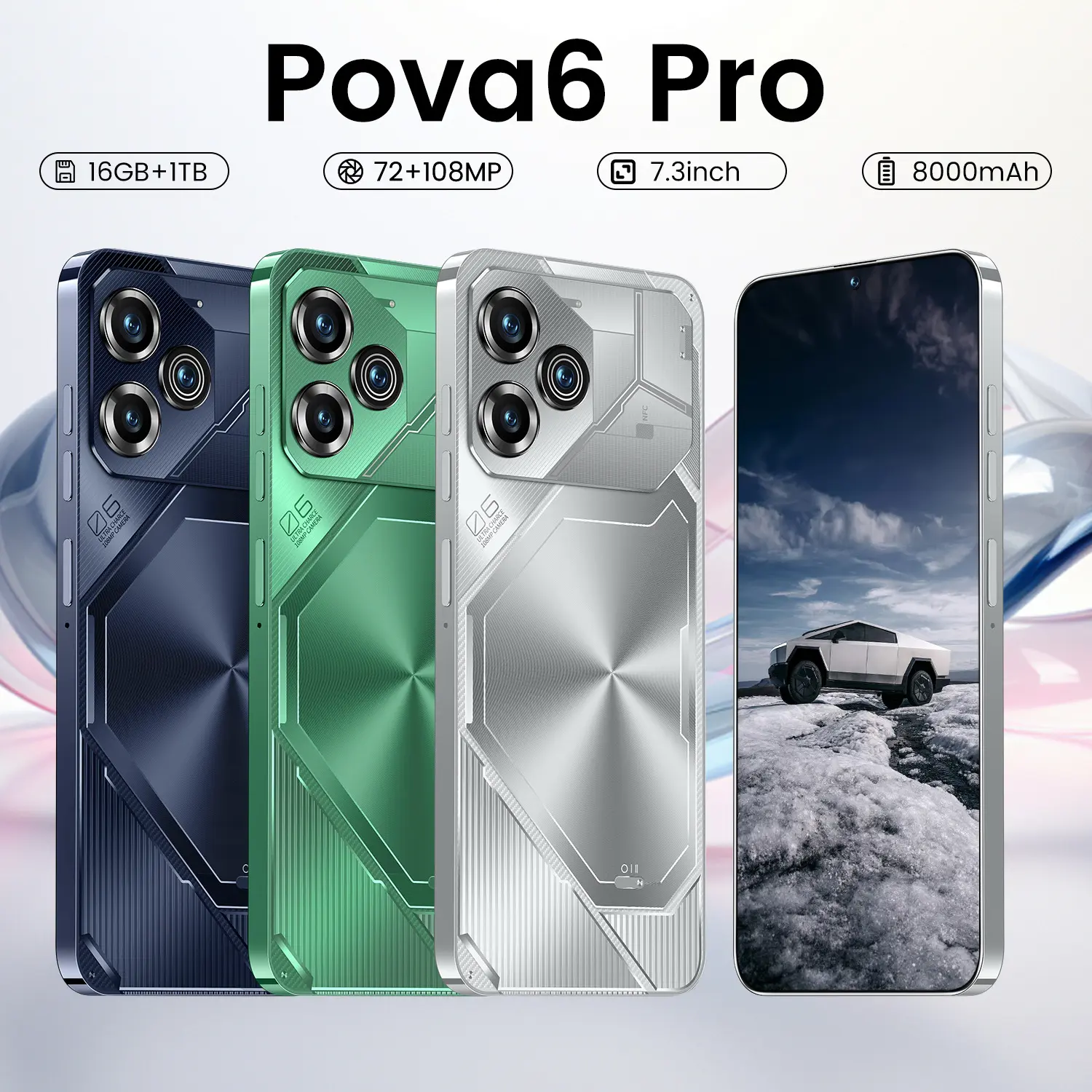 Hot Selling Popular Pova6 Pro Cross-Border Mobile Phone 2+16 Android 8.1 Perforated Screen Cheap Smart Phone One Generation Smartphone Cellphone galaxy s24 i phone galaxys23ultra vivov20 focus on you pocox6pro galaxyzflip6 kettle
