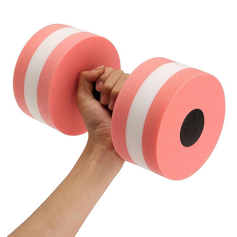 Product Introduction of [TTSS]Floating Swim Gym Dumbbell Water Weight Aerobics Fitness Pool Water Swimming Aqua Exercise Barbell EVA Foam Aquatics Dumbbell 18