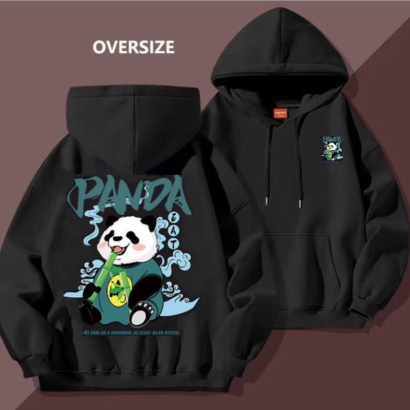 ÁO HOODIE UNISEX NAM NỮ PANDA CÓ BIGSIZE TỪ 35kg đến hơn 100kg CHẤT NỈ DÀY MỊN CAO CẤP- ÁO KHOÁC CHUI TAY DÀI FORM RỘNG OVERSIZE Menswear