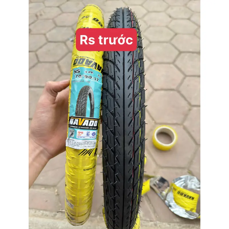 Lốp xe Wave RS, RSX Navado chính hãng, thông số 70/90-17 (trước) và 80/90-17 (sau) - Phụ Tùng, Phụ Kiện 2