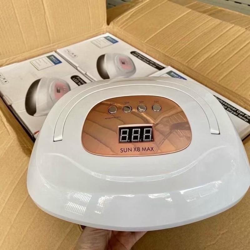 Máy hơ gel Sun x8 . Khoang rộng hơ được cả 2 bàn tay . (150w- 57 đèn led) . Hàng chính hãng. Có bảo hành