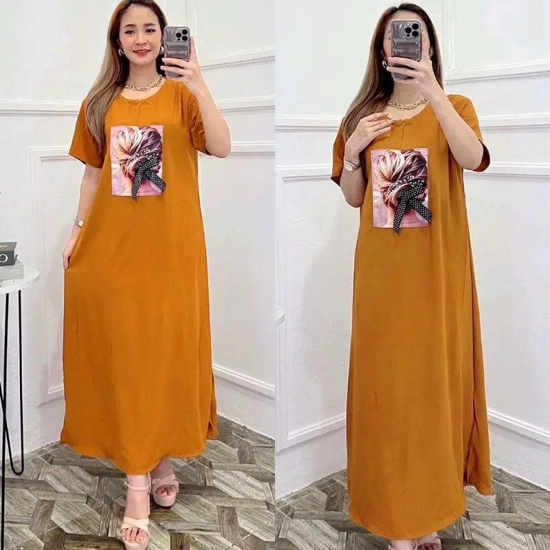 Longdress Blink Crinkle Airflow Pita Timbul / HOME DRESS CRINKLE JUMBO 3