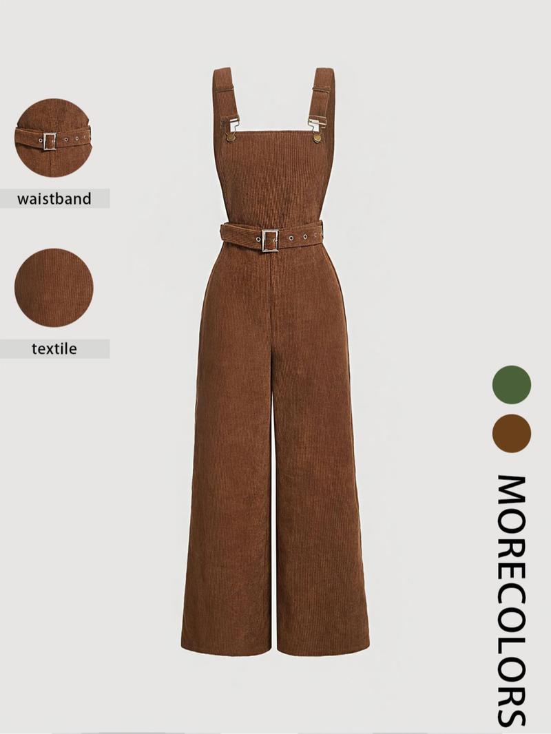 Product Introduction of Women's Solid Color Overalls, Casual Comfy Overalls Jumpsuits for Daily Wear, Ladies Clothes for All Seasons, Sailors Dungarees 5