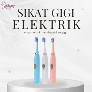 [auroracollect] Electric Toothbrush Sikat Gigi Elektrik Otomatis Dewasa / Toothbrush Electric Automatic Baterai