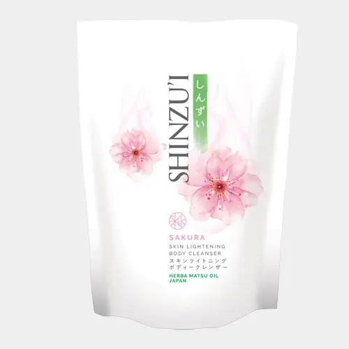 PAKET 6 IN 1 SHINZUI WHITENING - Body Scrub 110GR - Body Lotion 100ML - Glow Spa 130 ml - Body Cleanser 225 ml - Body Cleanser Refill 180ml - Sabun Batang 5