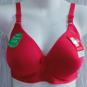 PROMO 5 PCS BRA Import wanita dewasa /remaja MISSLILY 17239 Tanpa Kawat Kait 3 SUPER SOFT 44-46 BH IMPORT TERLARIS....!!!! BH Busa Lembut dan HALUS busa Tipis  motif polos.