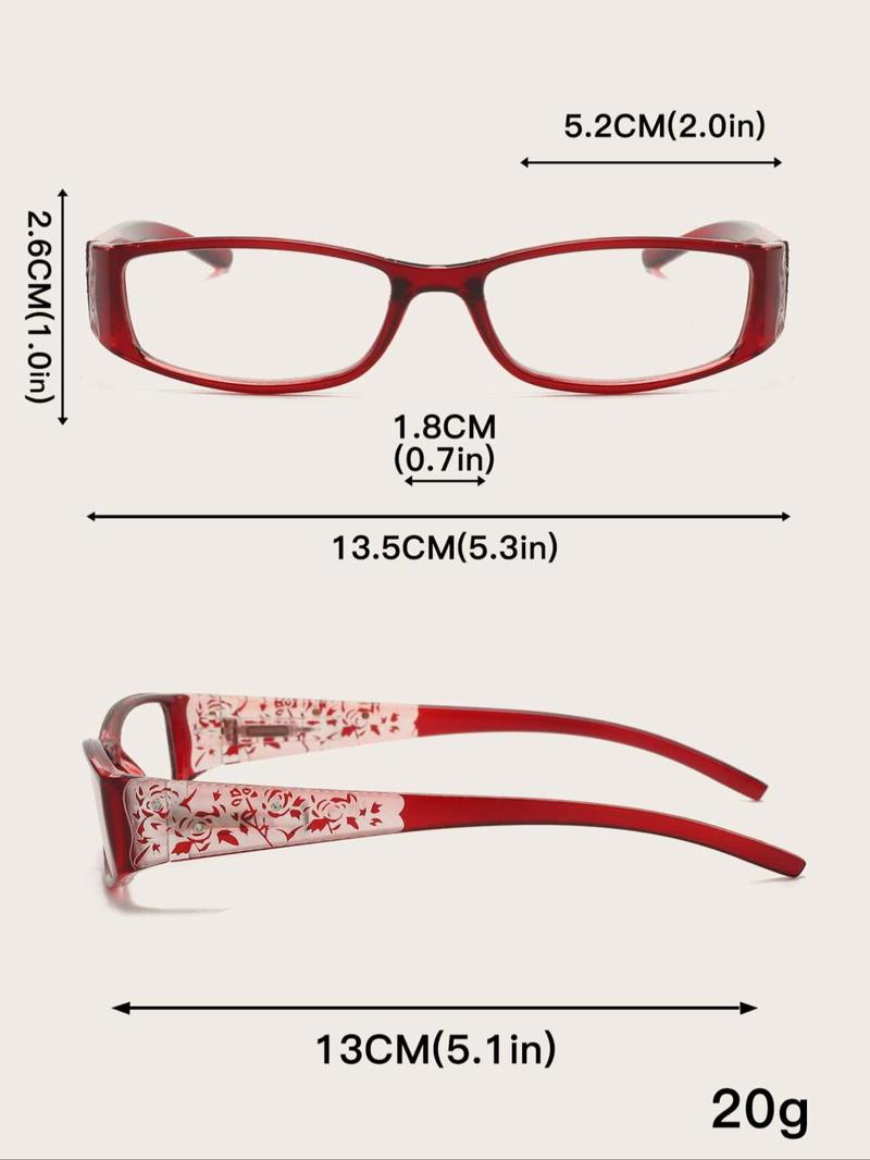 Product Introduction of Simple Eyeglasses for Everyday Use, 1 Pair Basic Flat Frame Fashion Eyeglasses for Women & Men, Fashion Eyeglasses for Work, Daily Clothing Decor, Perfect for Student Daily Use 1