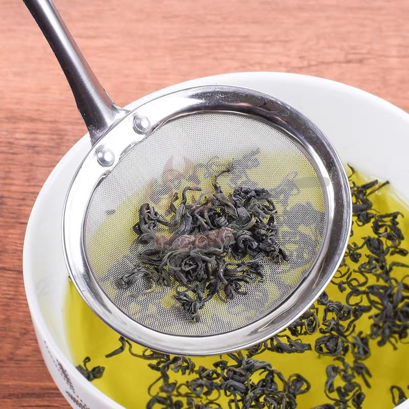 Saringan Minyak Teh Kopi Tepung Halus Stainless Serbaguna /Saringan Minyak Tepung Kopi Teh Goreng Serok Jaring Halus Full Stainless Steel Strainer Serbaguna tahan karat saringan saringan bumbu stainless saringan  gorengan saringan besi 5