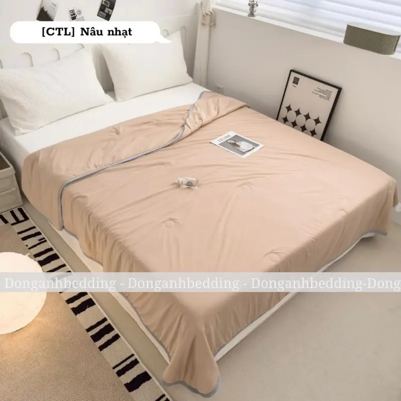 Chăn Điều Hòa Thun Lạnh Mềm Mát ĐỒNG ANH BEDDING Chăn Hè Mỏng Thoáng Điều Hoà Không Khí, Chăn Dùng Cho Gia Đình, Chăn Hè Cho Bé Dùng 4 Mùa Hàng Chuẩn Loại 1, Kích Thước 2mx2m3 6