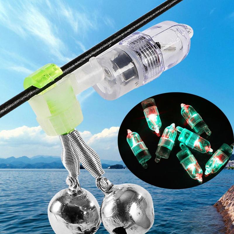 inredup Mới Điện tử Bền chặt Đèn LED Báo động bằng âm thanh Cắn Rod Tackle…